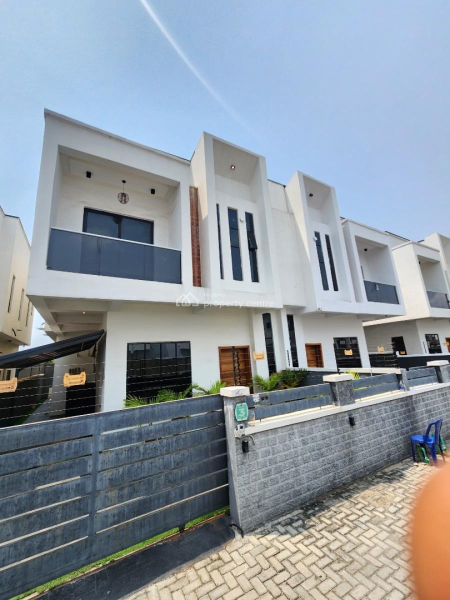 Lovely 4 Bedroom Semi Detached Duplex with Bq in a Secured Estate, Chevron Toll Gate, Orchid Road, Lekki, Lagos, Semi-detached Duplex for Sale