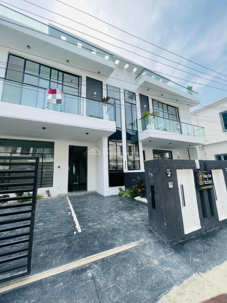Luxurious 4 Bedroom Semi Detached Duplex Self Compound, Ikota Gra, Ikota, Lekki, Lagos, Semi-detached Duplex for Sale