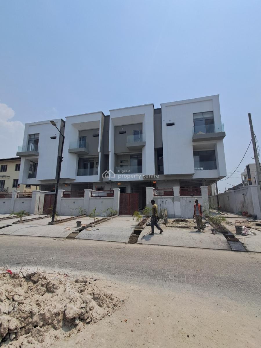 Exclusive 3 Bedroom Terrace Plus Bq in a Self Compund., Lekki Phase 1, Lekki, Lagos, Terraced Duplex for Sale
