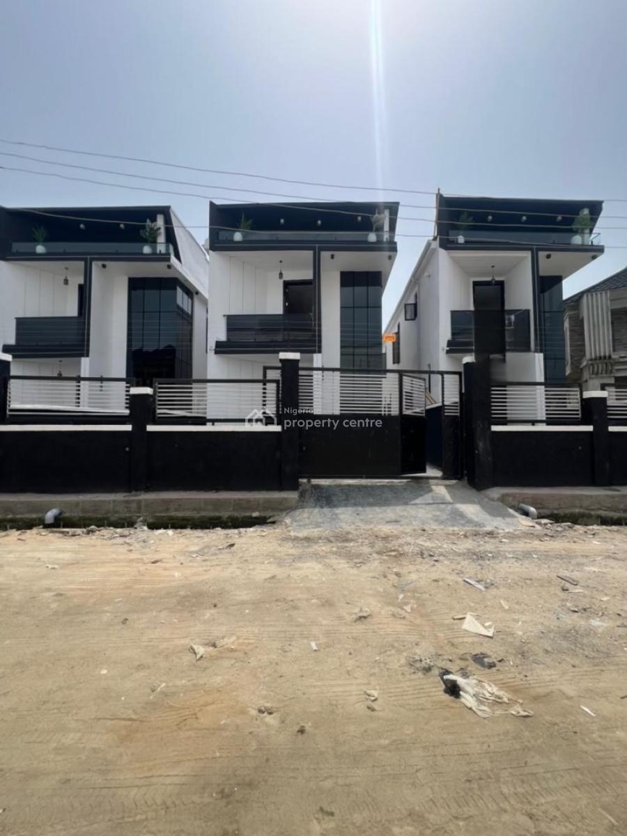 Classic 4 Bedroom Fully Detached Duplex with Bq in a Secure Estate, Sangotedo, Ajah, Lagos, Detached Duplex for Sale