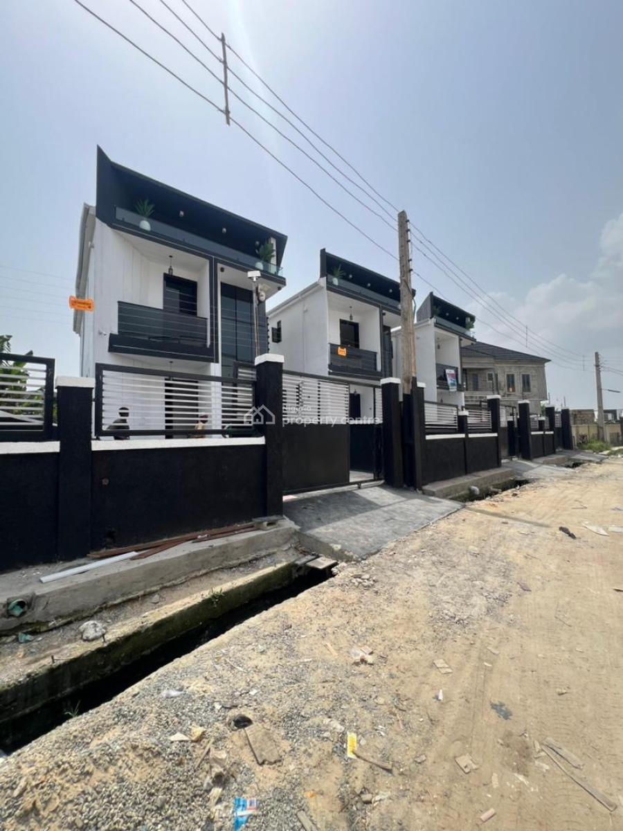 Classic 4 Bedroom Fully Detached Duplex with Bq in a Secure Estate, Sangotedo, Ajah, Lagos, Detached Duplex for Sale