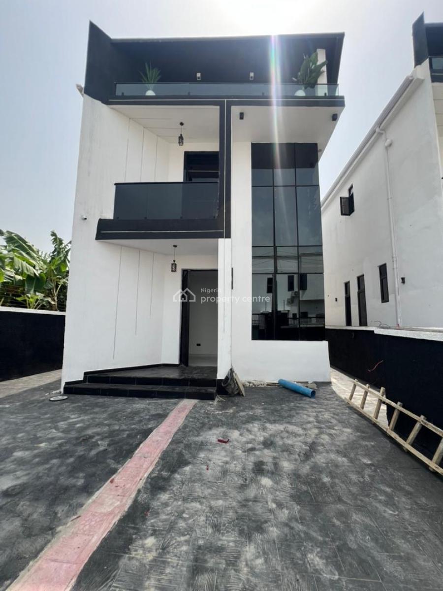 Classic 4 Bedroom Fully Detached Duplex with Bq in a Secure Estate, Sangotedo, Ajah, Lagos, Detached Duplex for Sale