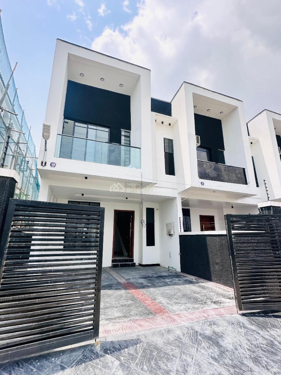 Luxurious 4 Bedroom Terrace Duplex Self Compound, Ikota Gra, Ikota, Lekki, Lagos, Terraced Duplex for Sale