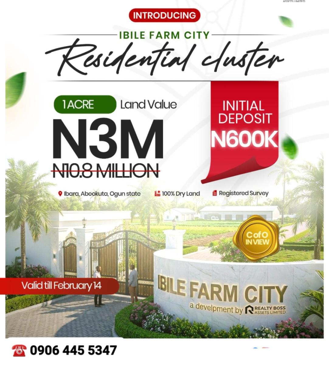 Plots and Acres of Residential Land, Ilewo-orile, Abeokuta North, Ogun, Residential Land for Sale