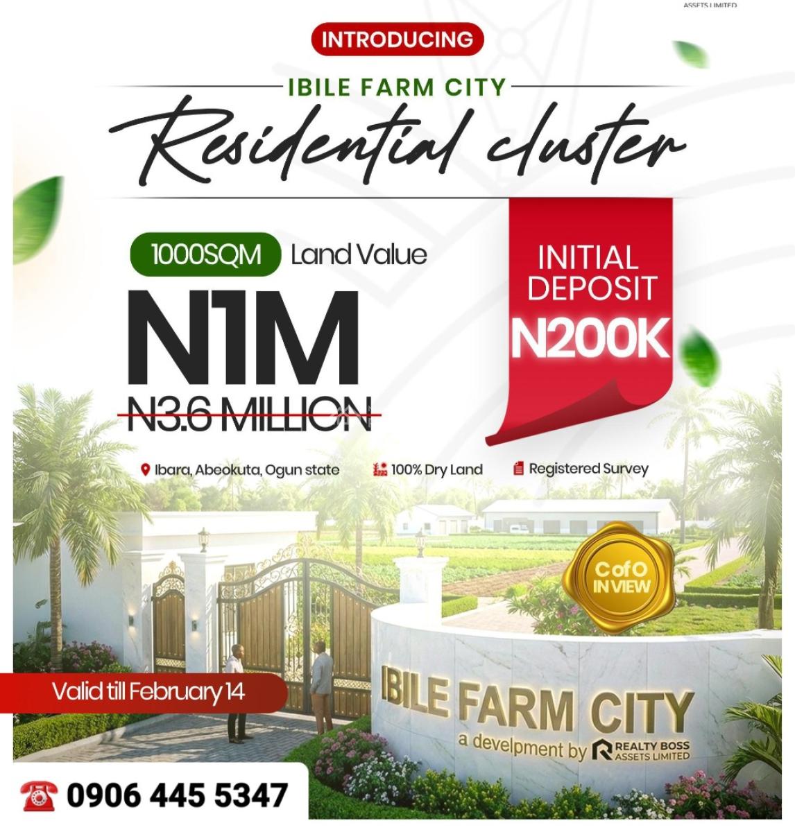 Plots and Acres of Residential Land, Ilewo-orile, Abeokuta North, Ogun, Residential Land for Sale