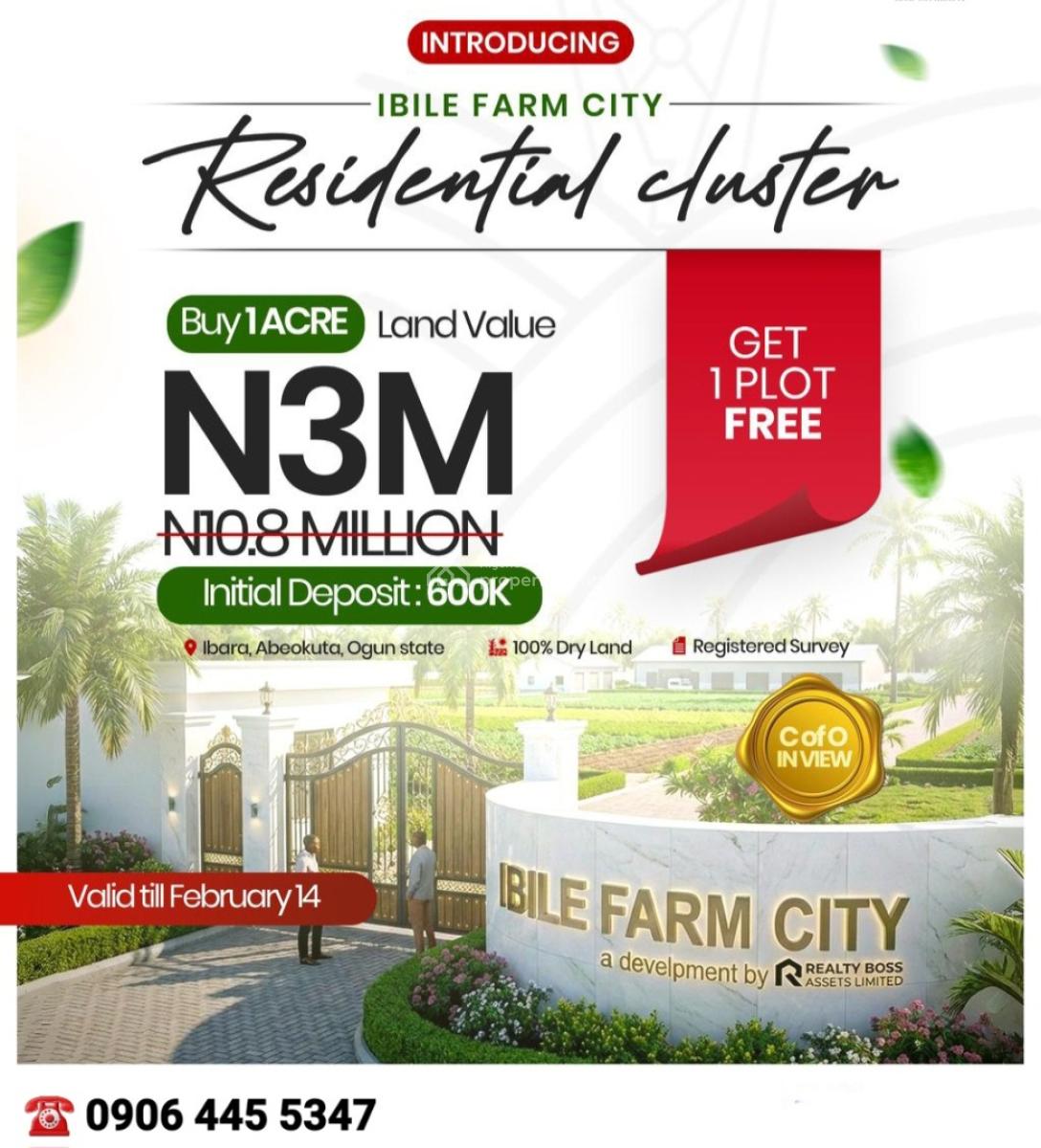 Plots and Acres of Residential Land, Ilewo-orile, Abeokuta North, Ogun, Residential Land for Sale