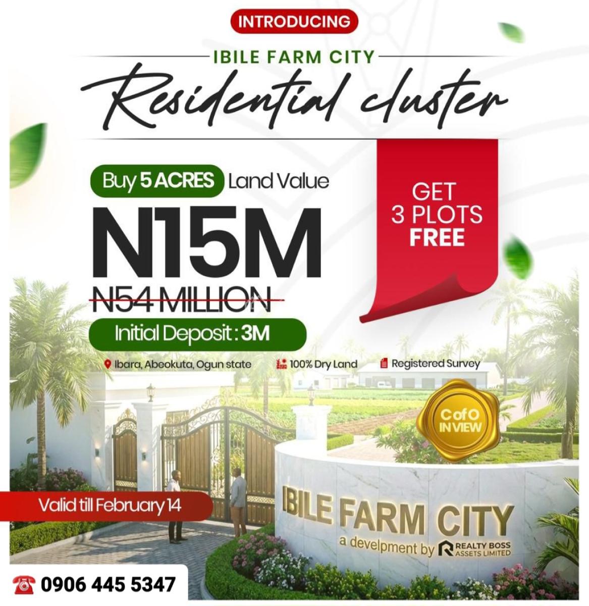 Plots and Acres of Residential Land, Ilewo-orile, Abeokuta North, Ogun, Residential Land for Sale