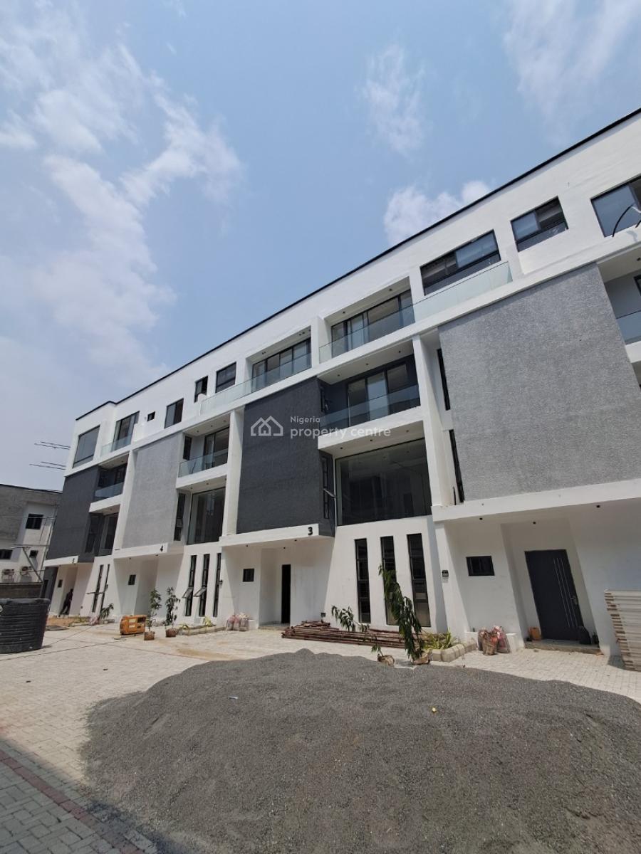Exclusive 4 Bedroom Terrace with Bq, Ikate, Lekki, Lagos, Terraced Duplex for Sale