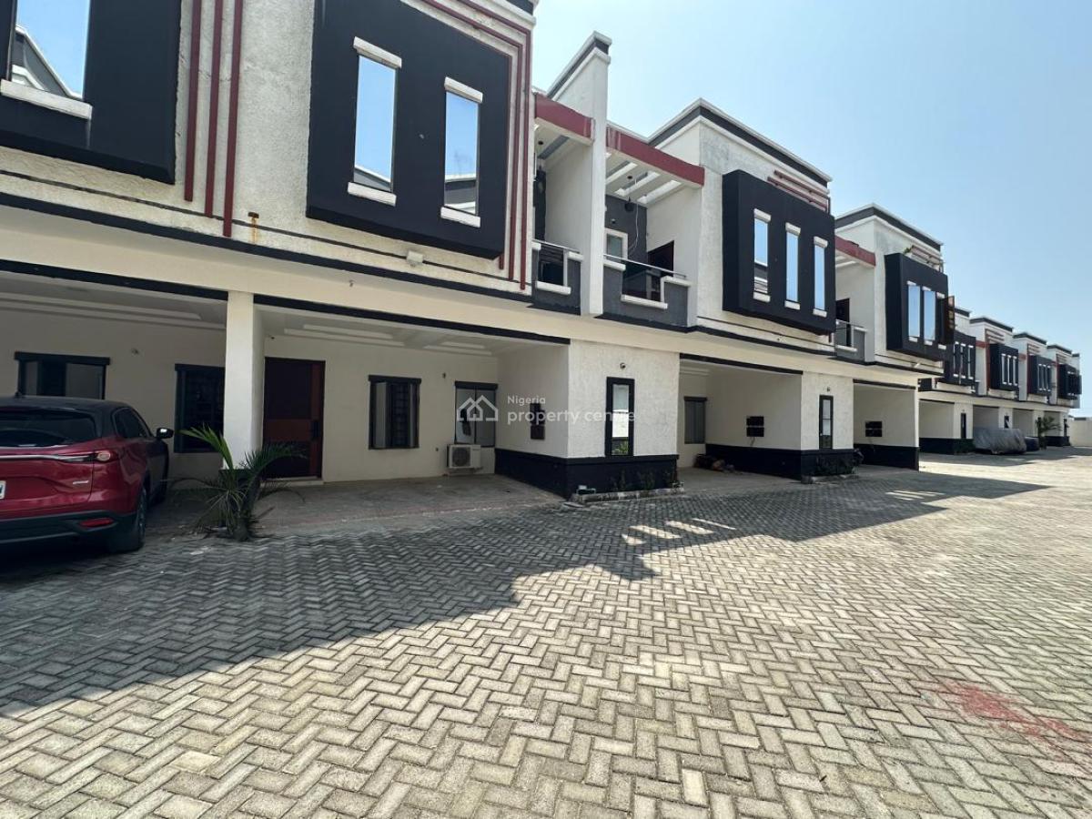 Serviced 4 Bedrooms Terrace House, Off Orchid Hotel Road, Lekki, Lagos, Terraced Duplex for Rent
