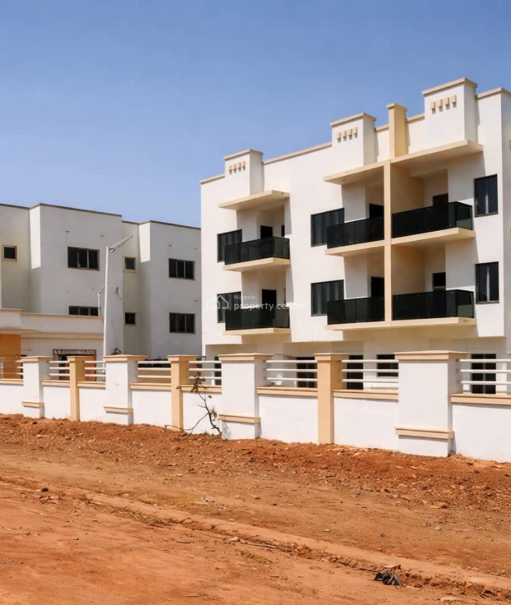 Newly Built 4 Bedrooms Terrace Duplex with Bq, After Coza Church, Guzape District, Abuja, Terraced Duplex for Sale