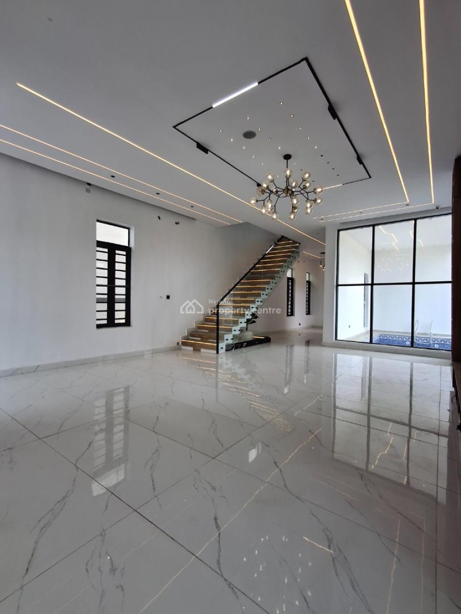 Newly Built 5bedroom Fully Detached Duplex with Bq, in a Well Secured Estate, Ikota, Lekki, Lagos, Semi-detached Duplex for Sale