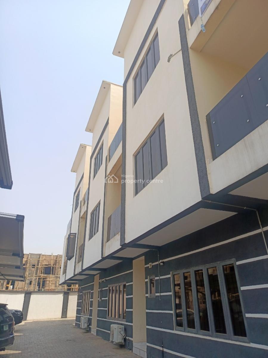 Clean 4 Bedroom Terrace Duplex with a Bq, Guzape District, Abuja, House for Rent