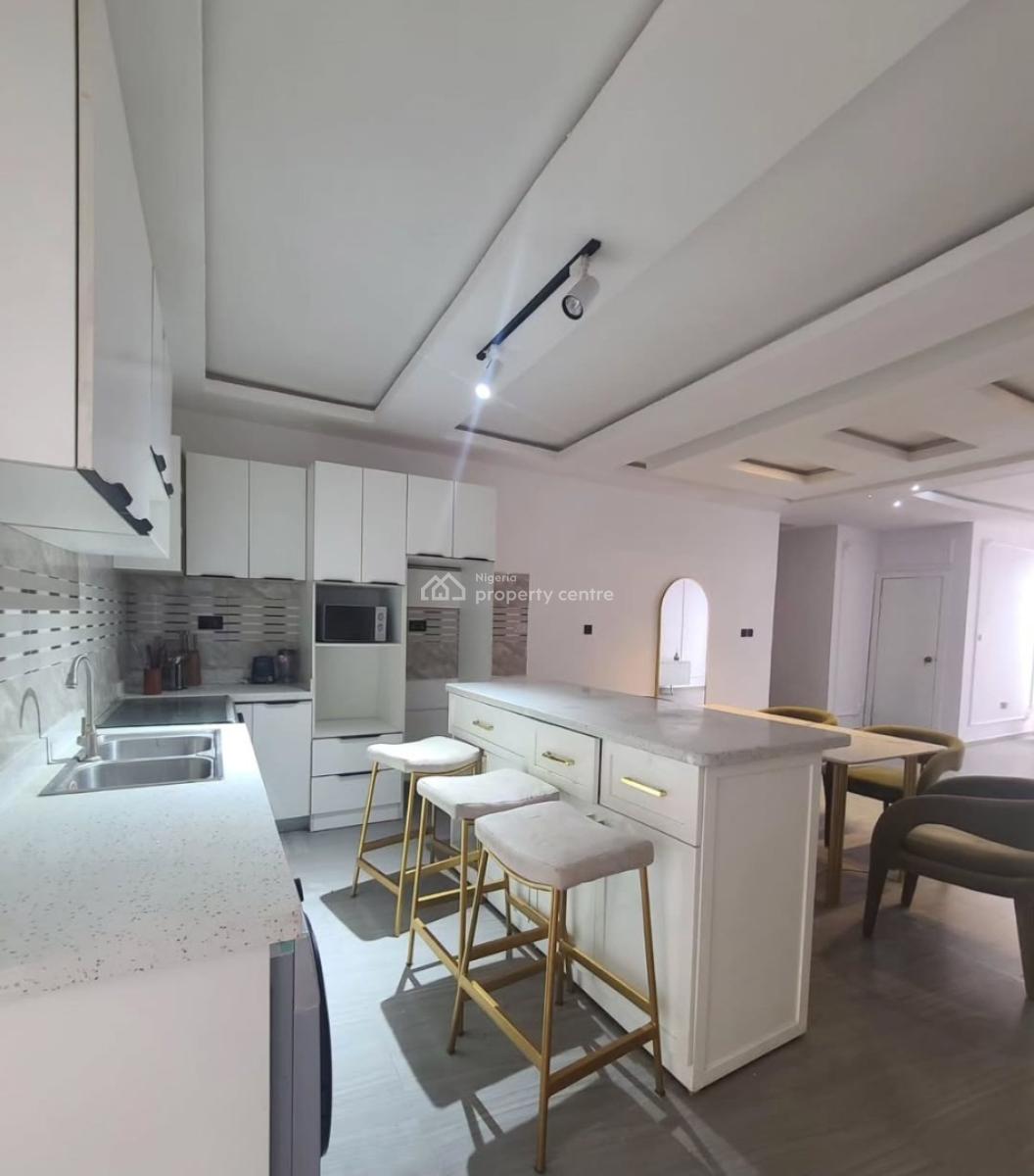 Serviced 2 Bedroom En-suite Flat with an Open Kitchen, Big Living/dini, Ikate Elegushi, Lekki, Lagos, Flat / Apartment for Rent