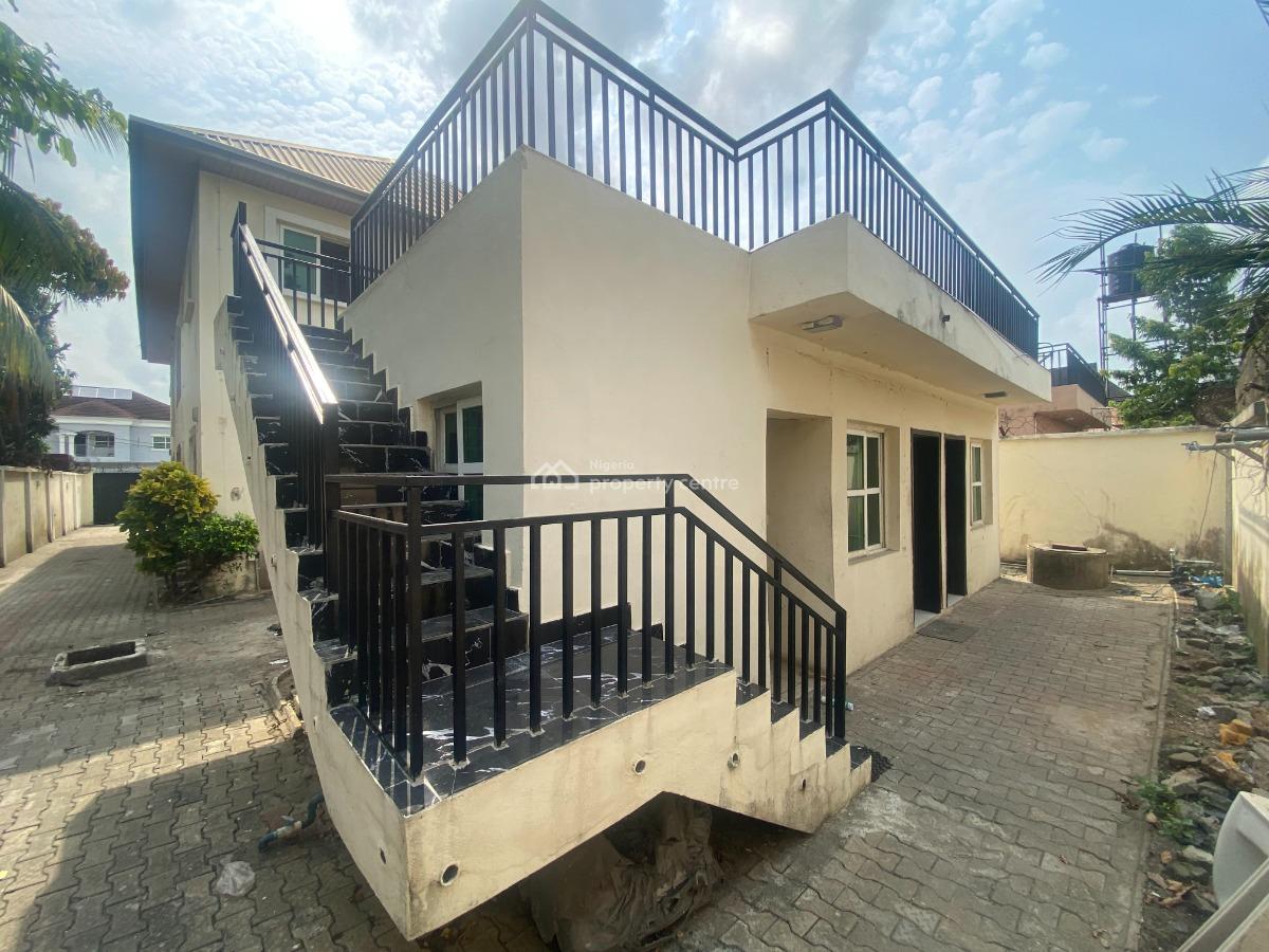 4 Bedroom Detached House with 2 Room Domestic Staff Quarters, Adewole Kuku Street, Lekki Phase 1, Lekki, Lagos, Detached Duplex for Rent