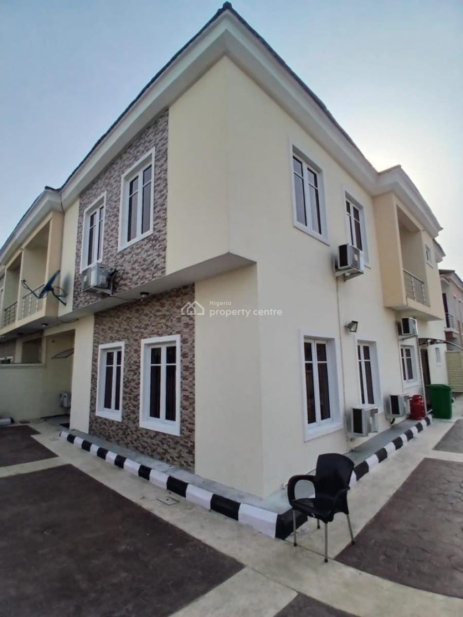 Fancy Furnished Semi-detached 4bedroom Duplex + Bq in a Secure Estate, Ikate, Lekki, Lagos, House for Rent