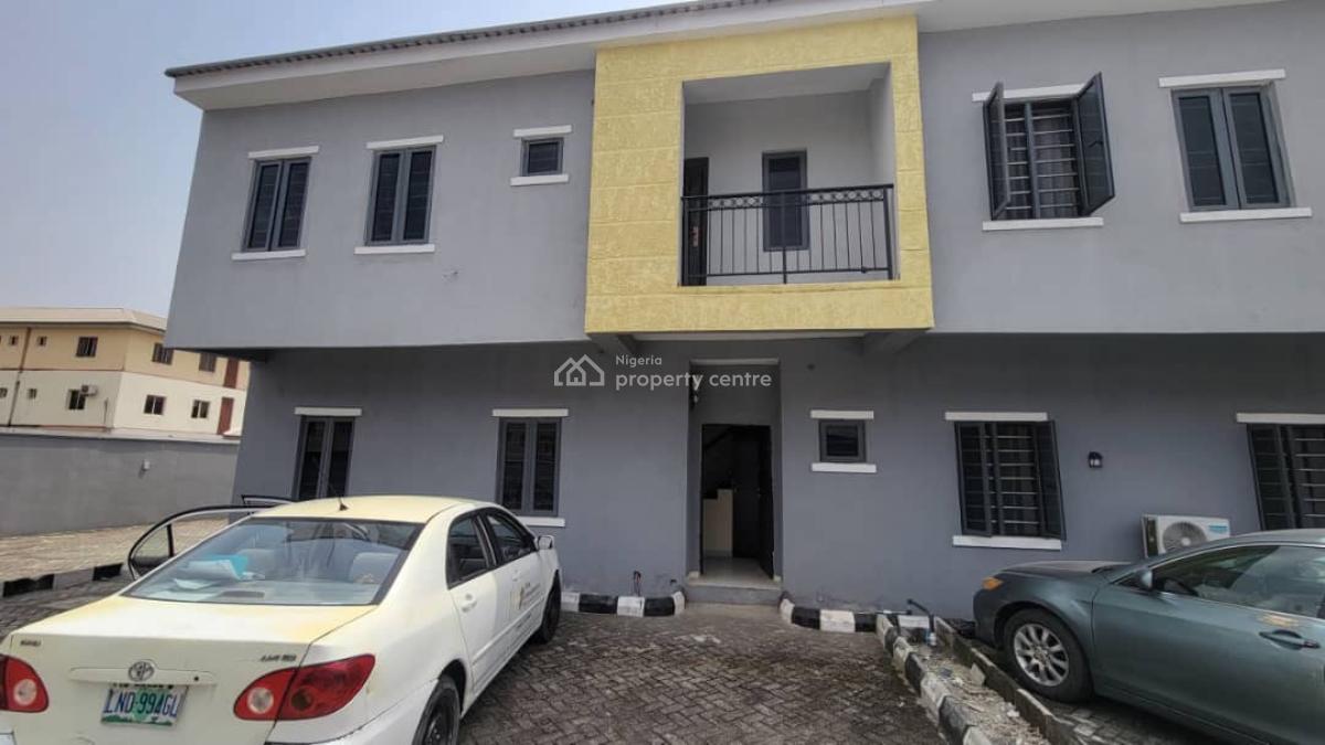 Standard 3 Bedroom Terrace Duplex with Bq, Sangotedo, Ajah, Lagos, Terraced Duplex for Rent