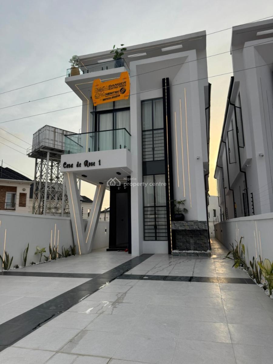 Aesthetically Pleasing 5 Bedroom Duplex with a Bq, Pool and Gym, Ikota, Lekki, Lagos, Detached Duplex for Sale