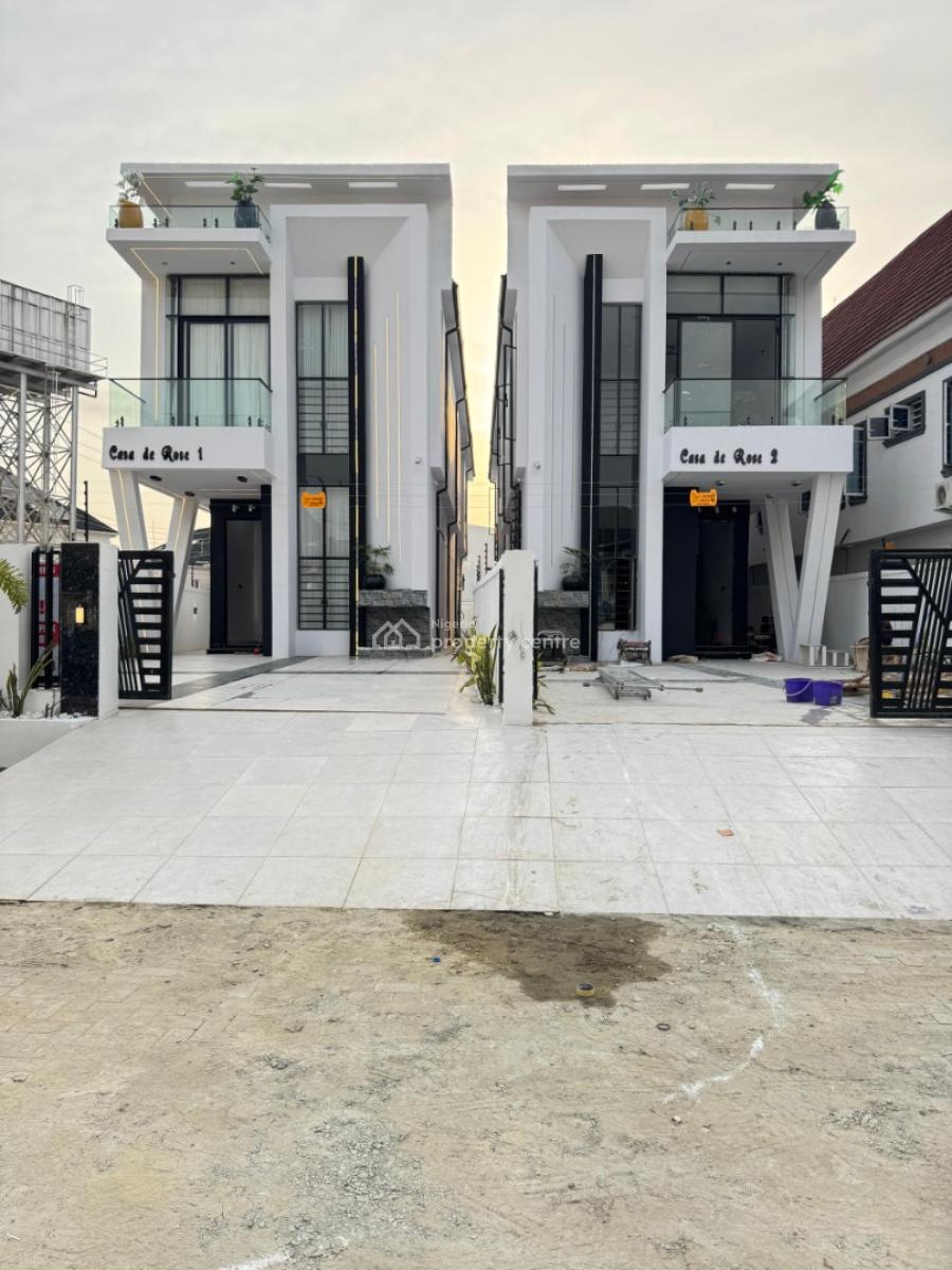 Aesthetically Pleasing 5 Bedroom Duplex with a Bq, Pool and Gym, Ikota, Lekki, Lagos, Detached Duplex for Sale