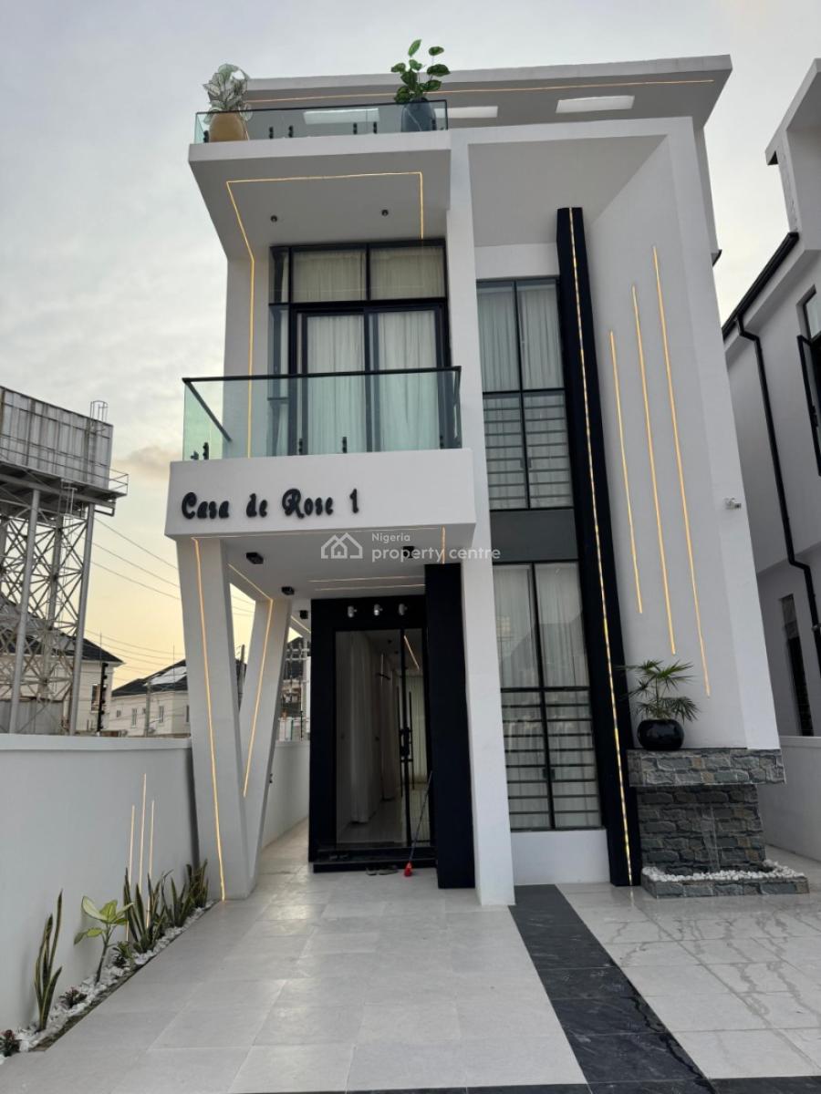Aesthetically Pleasing 5 Bedroom Duplex with a Bq, Pool and Gym, Ikota, Lekki, Lagos, Detached Duplex for Sale