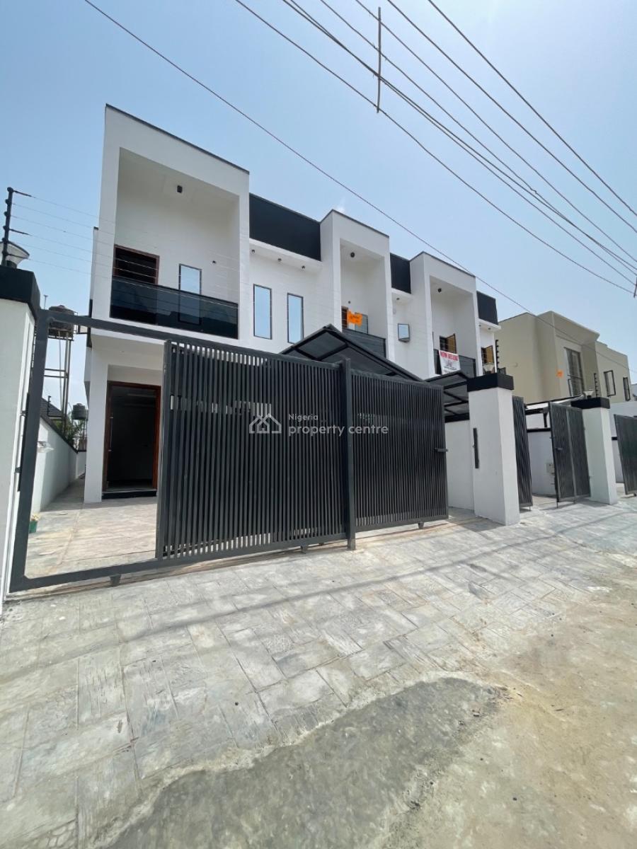 Excellently Built Self Compound 4 Bedroom Terraced Duplex for Grab., Ajah, Lagos, Terraced Duplex for Sale