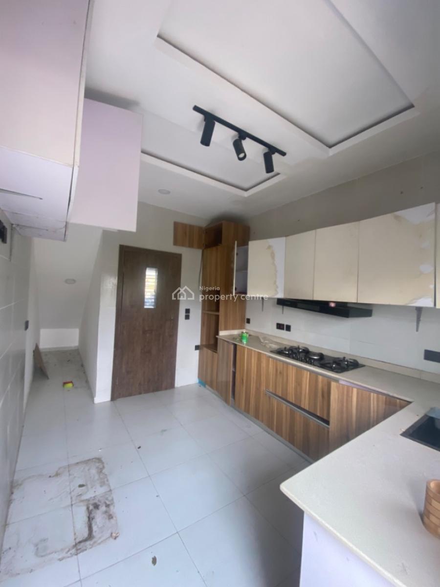 Luxury 4 Bedroom Terrace 2 Floor 24 Hours Light, Before Blenco, Sangotedo, Ajah, Lagos, Terraced Duplex for Rent