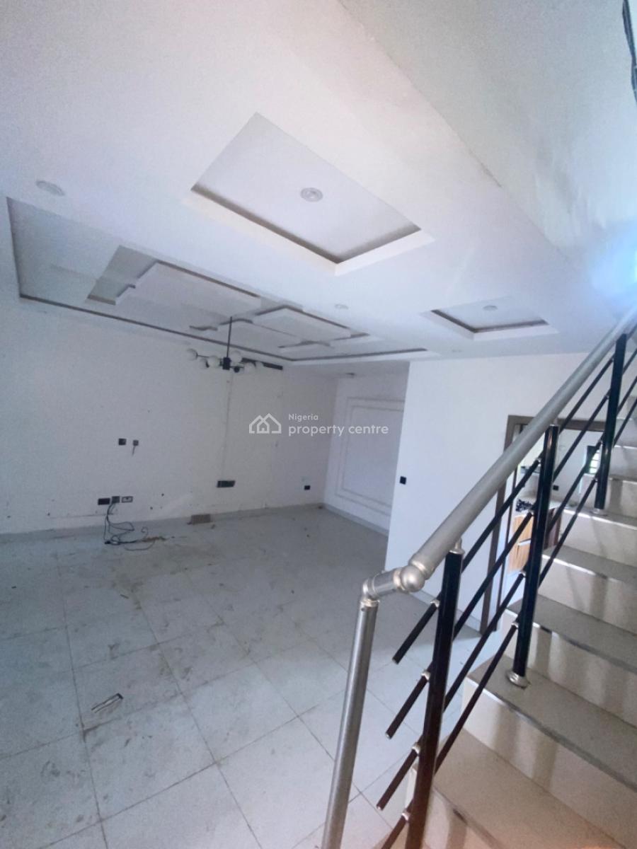 Luxury 4 Bedroom Terrace 2 Floor 24 Hours Light, Before Blenco, Sangotedo, Ajah, Lagos, Terraced Duplex for Rent