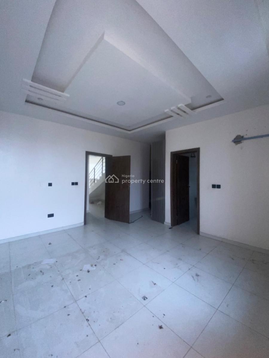 Luxury 4 Bedroom Terrace 2 Floor 24 Hours Light, Before Blenco, Sangotedo, Ajah, Lagos, Terraced Duplex for Rent