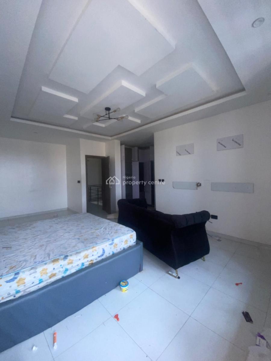 Luxury 4 Bedroom Terrace 2 Floor 24 Hours Light, Before Blenco, Sangotedo, Ajah, Lagos, Terraced Duplex for Rent