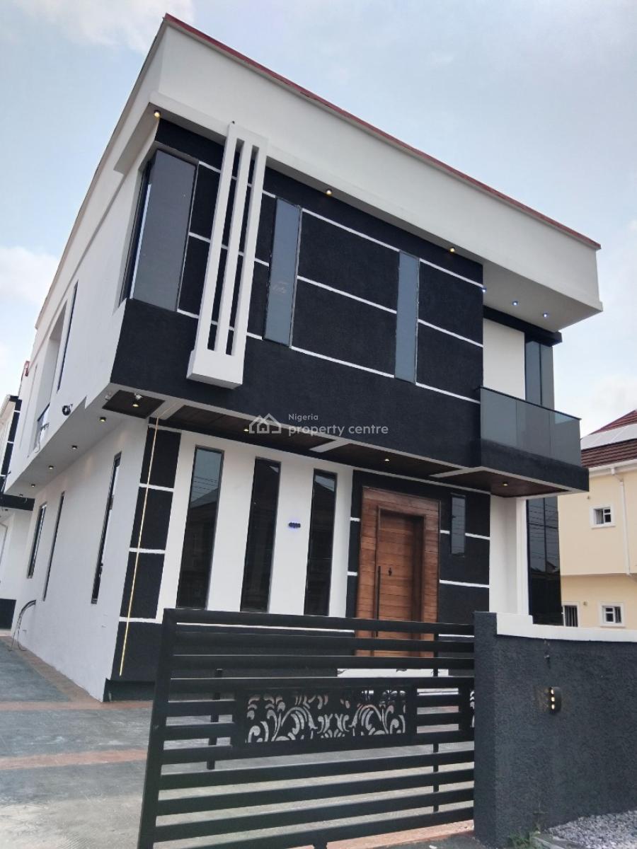 Paradise Newly Built All En-suite 4-bedroom with Bq and Inverter, Crown Estate, Sangotedo, Ajah, Lagos, Detached Duplex for Sale