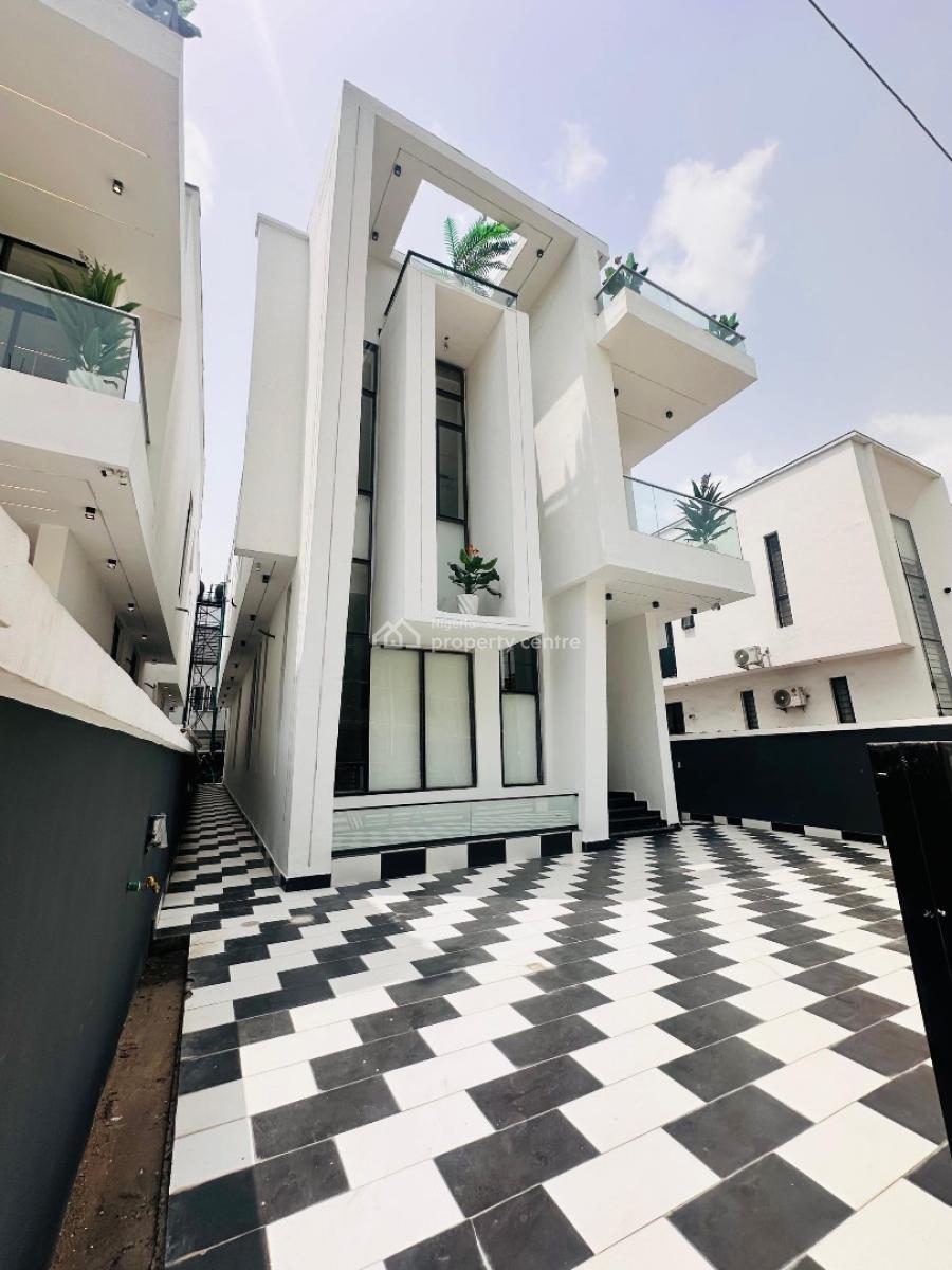Luxurious 5 Bedroom Fully Detached Duplex Self Compound, Chevron Second Toll Gate, Lekki, Lagos, Detached Duplex for Sale