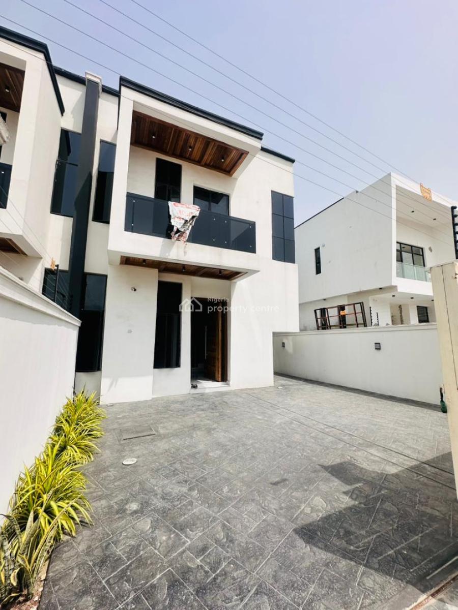 Luxurious 4 Bedroom Semi Detached Duplex Self Compound, Chevron Second Toll Gate, Lekki, Lagos, Semi-detached Duplex for Sale