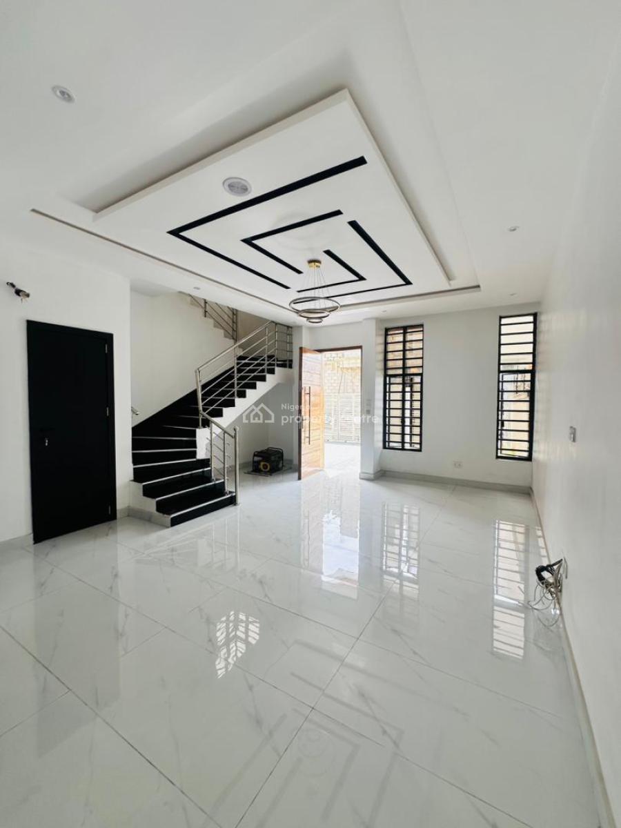 Luxurious 4 Bedroom Semi Detached Duplex Self Compound, Chevron Second Toll Gate, Lekki, Lagos, Semi-detached Duplex for Sale