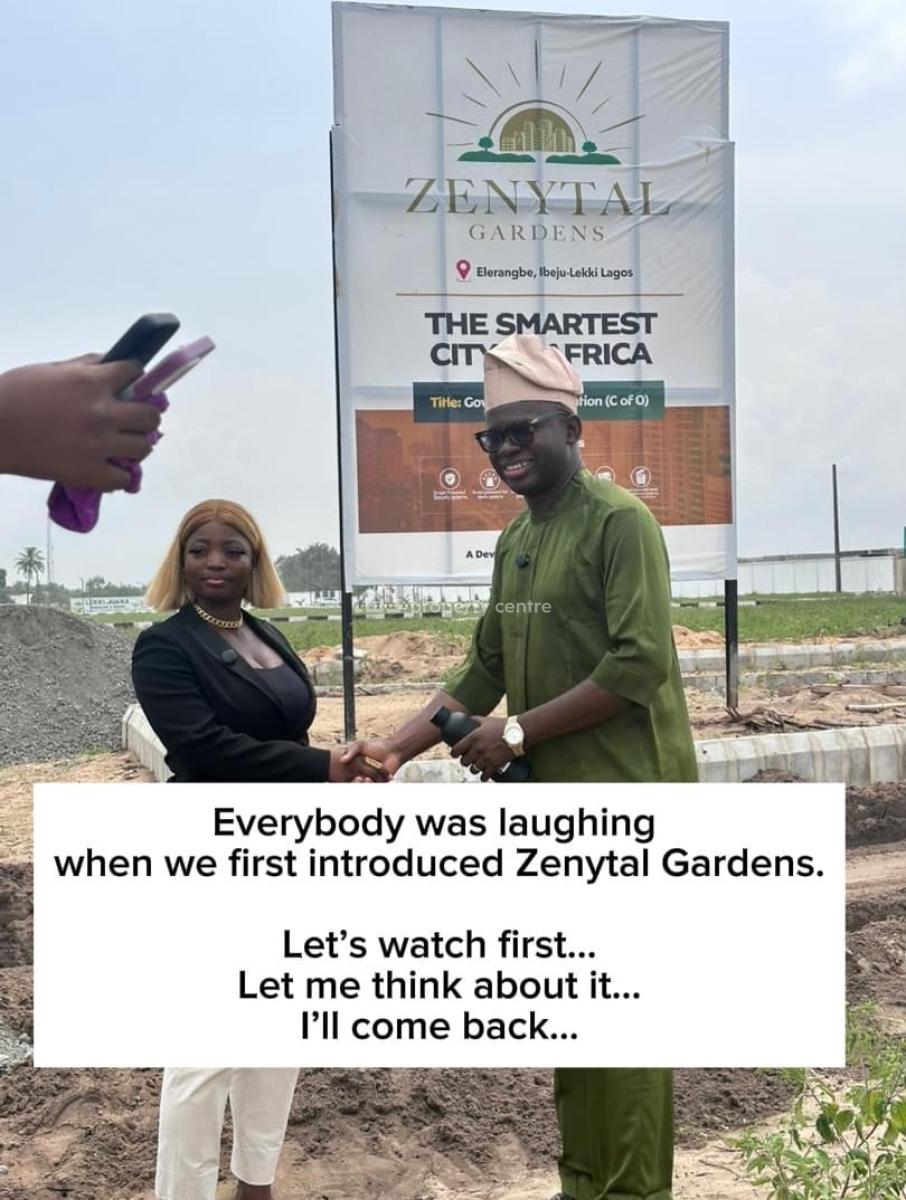 Luxury Plots of Land with Govt Allocation Cofo, Zenytal Gardens, Eleranigbe, Ibeju Lekki, Lagos, Residential Land for Sale
