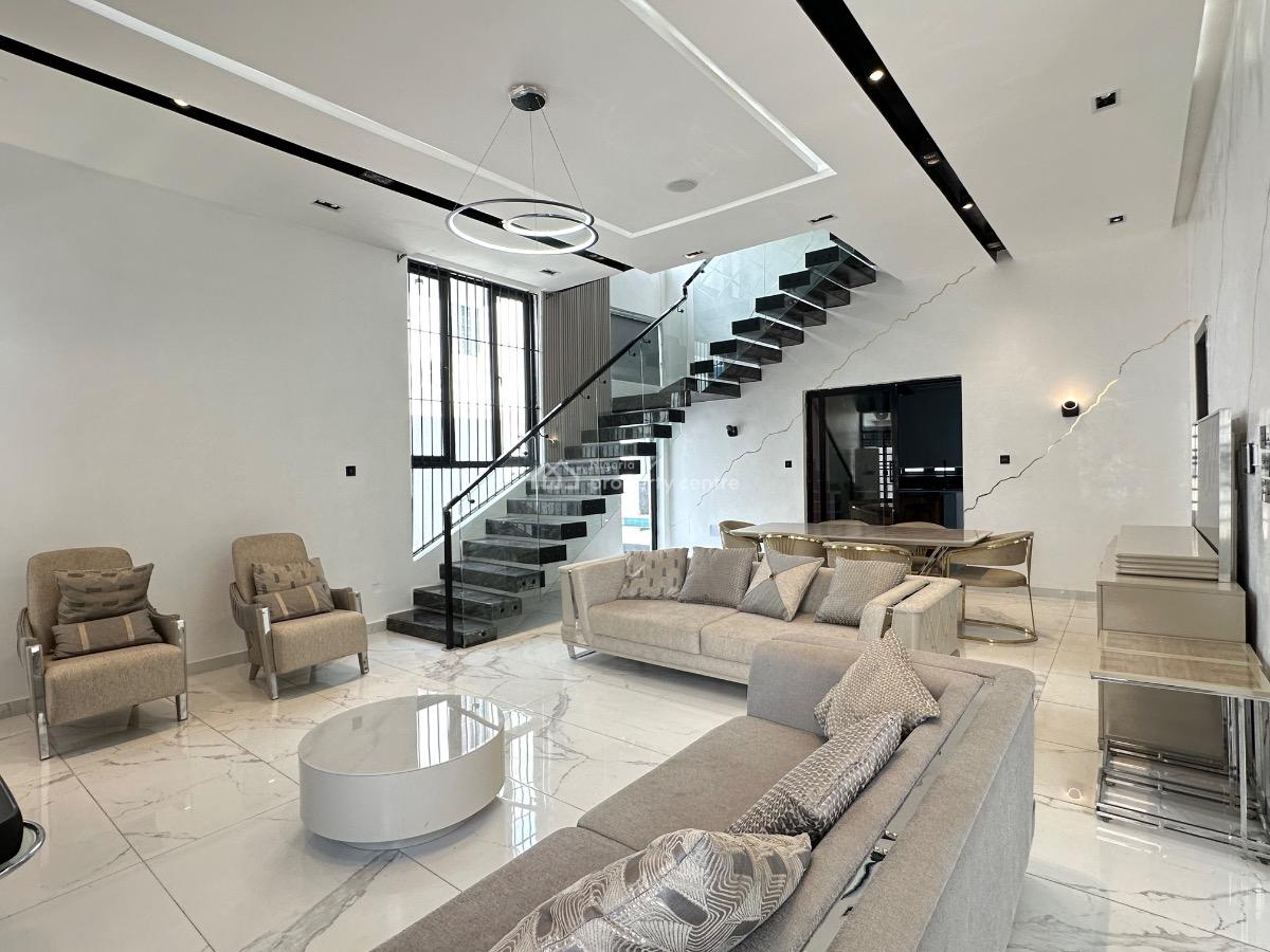 Charming & Stunning 5 Bedroom Detached Duplex with Cinema, Gym, Pool, Ologolo, Lekki, Lagos, Detached Duplex for Sale