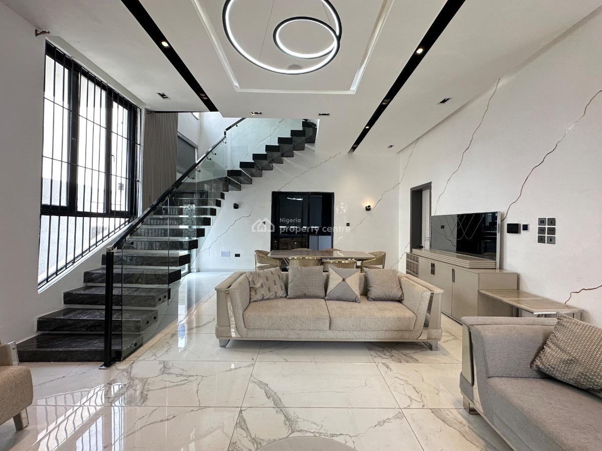 Charming & Stunning 5 Bedroom Detached Duplex with Cinema, Gym, Pool, Ologolo, Lekki, Lagos, Detached Duplex for Sale