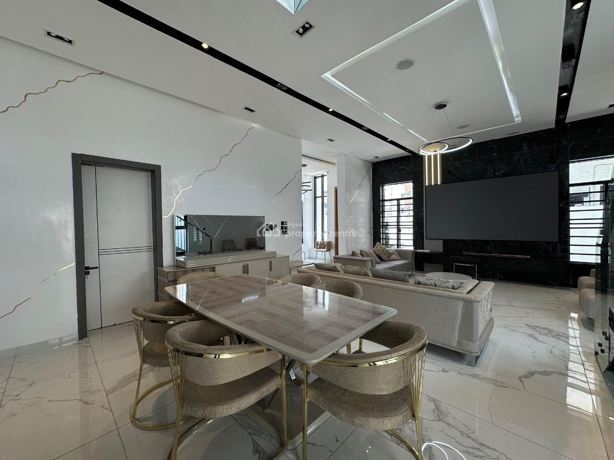 Charming & Stunning 5 Bedroom Detached Duplex with Cinema, Gym, Pool, Ologolo, Lekki, Lagos, Detached Duplex for Sale
