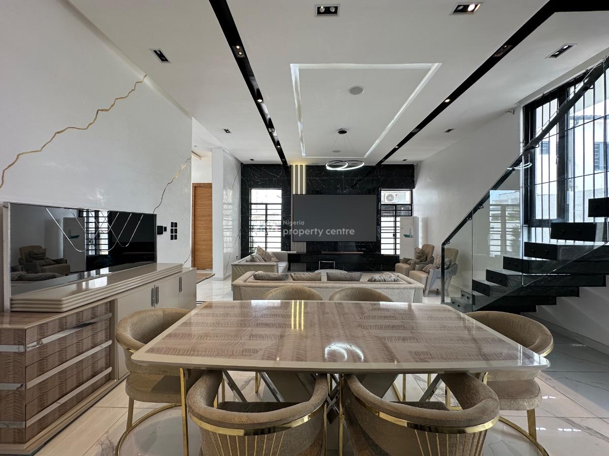 Charming & Stunning 5 Bedroom Detached Duplex with Cinema, Gym, Pool, Ologolo, Lekki, Lagos, Detached Duplex for Sale