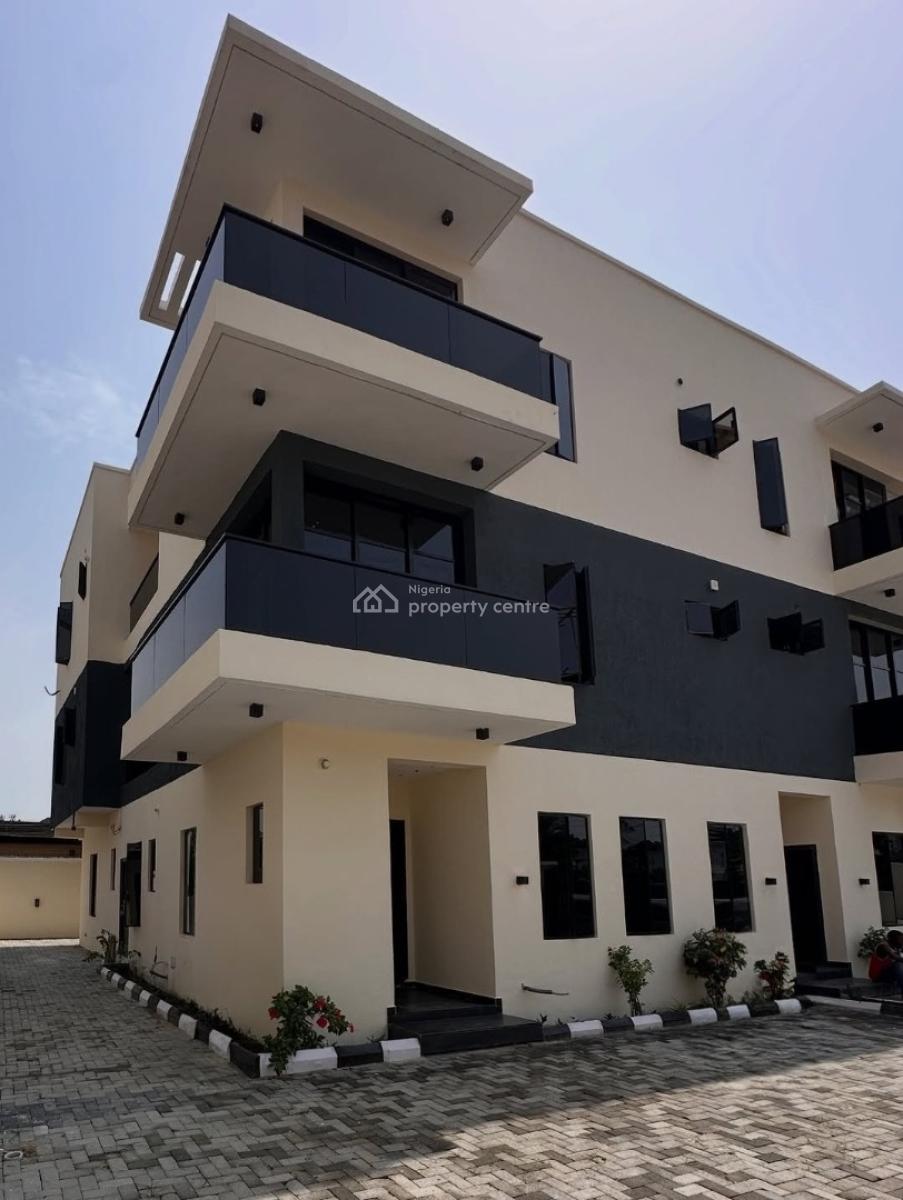 Three Bedroom Spacious Terrace Duplex with Bq, Ajah, Lagos, Terraced Duplex for Sale
