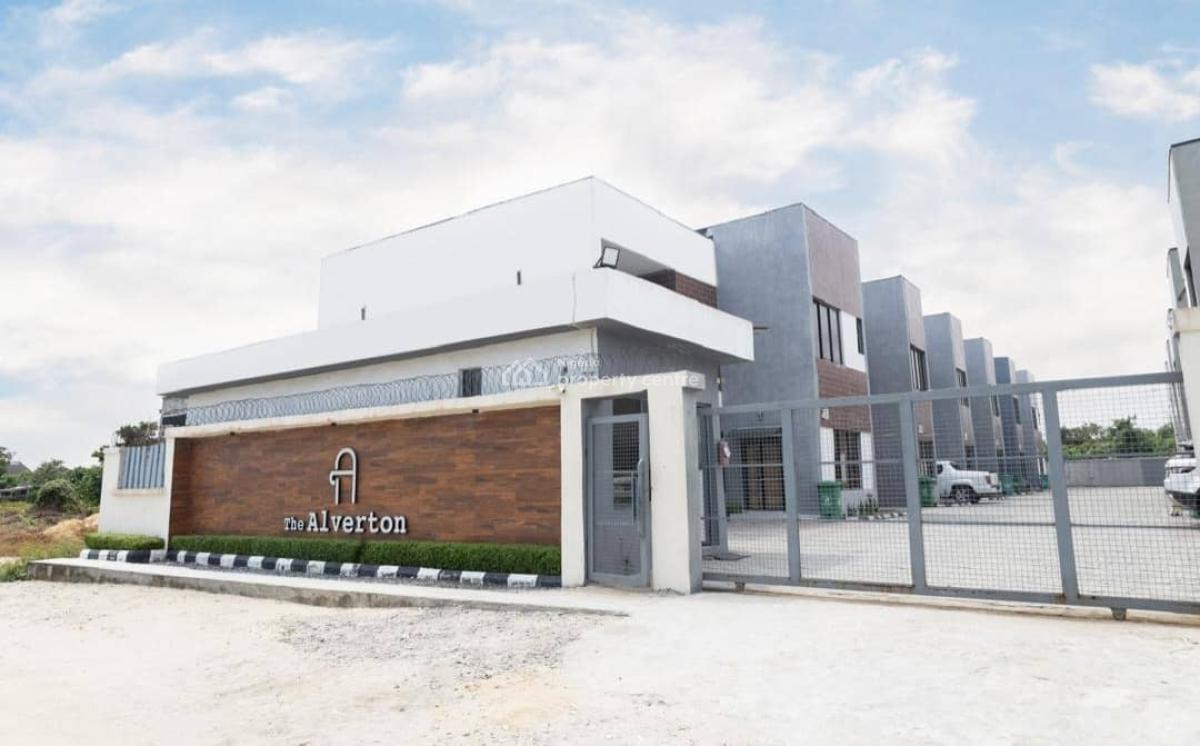 Luxury 3 Bedroom Duplex with Bq, The Alverton Ii, Inside Ajayi Apata Estate, Beside Lagos Business Scho, Sangotedo, Ajah, Lagos, Terraced Duplex for Sale