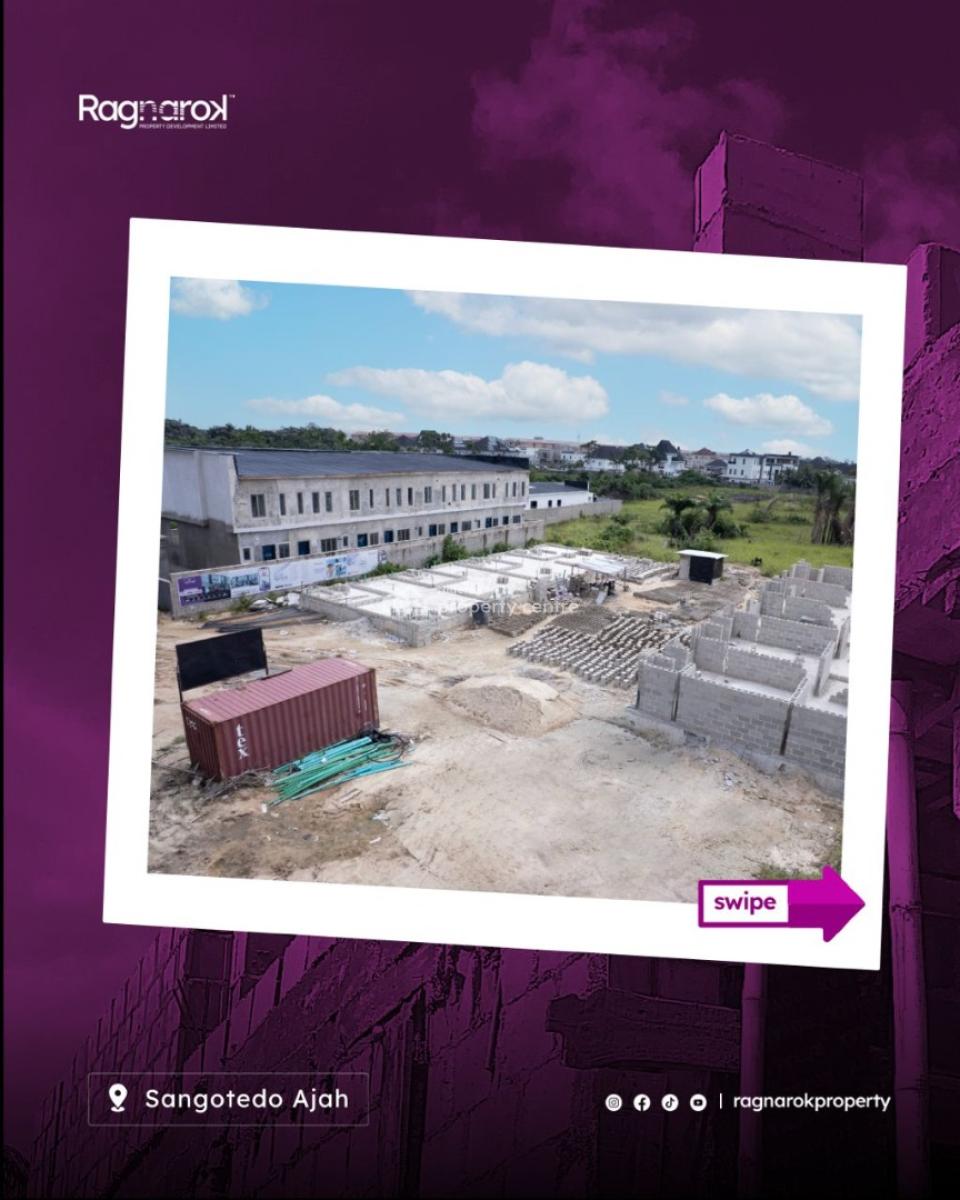 Luxury 3 Bedroom Duplex with Bq, Alverton Ii, Ajayi Apata Estate, Sangotedo, Ajah, Lagos, Terraced Duplex for Sale
