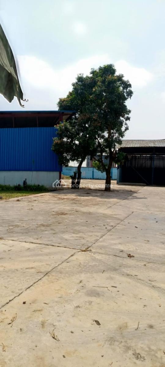2 Bay Warehouses Sitting 8000sqm Administrative Office  on 1200sqm, Kola Alagbado Express Way, Ikeja, Lagos, Warehouse for Sale