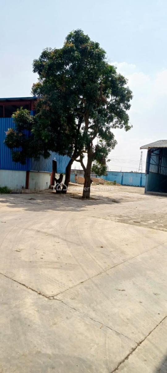 2 Bay Warehouses Sitting 8000sqm Administrative Office  on 1200sqm, Kola Alagbado Express Way, Ikeja, Lagos, Warehouse for Sale