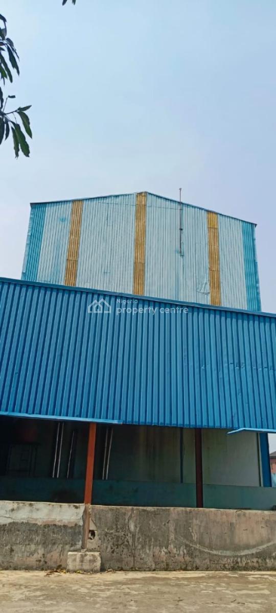 2 Bay Warehouses Sitting 8000sqm Administrative Office  on 1200sqm, Kola Alagbado Express Way, Ikeja, Lagos, Warehouse for Sale