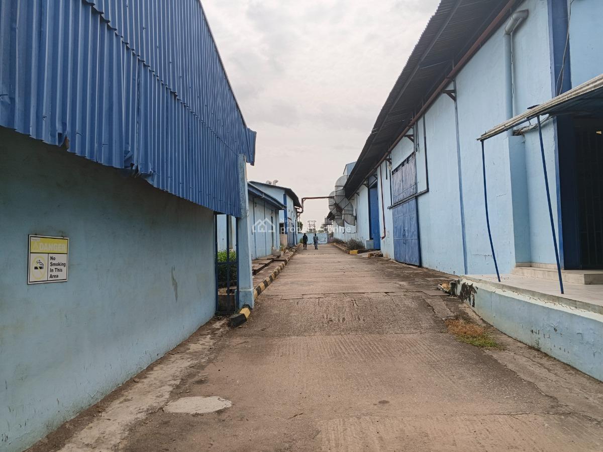 2 Bay Warehouses Sitting 8000sqm Administrative Office  on 1200sqm, Kola Alagbado Express Way, Ikeja, Lagos, Warehouse for Sale