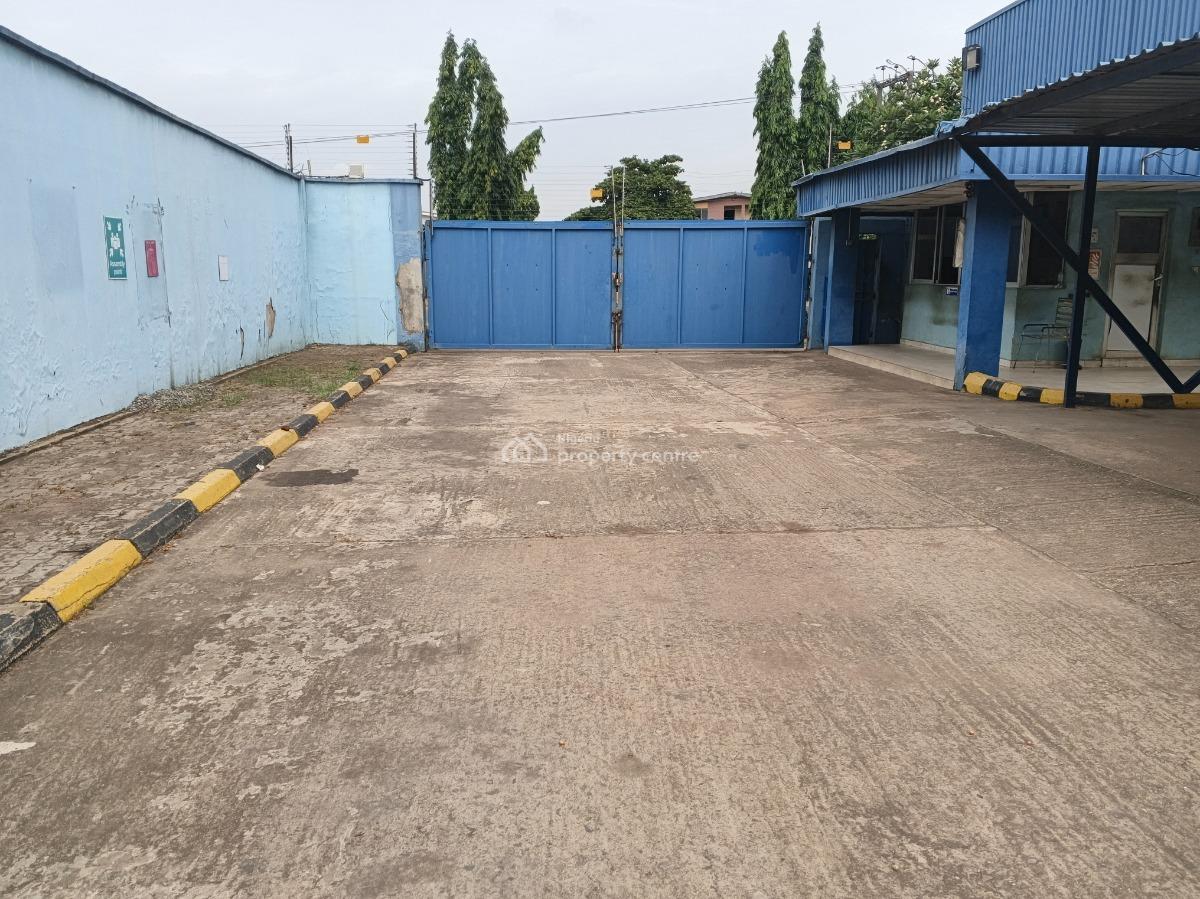 2 Bay Warehouses Sitting 8000sqm Administrative Office  on 1200sqm, Kola Alagbado Express Way, Ikeja, Lagos, Warehouse for Sale