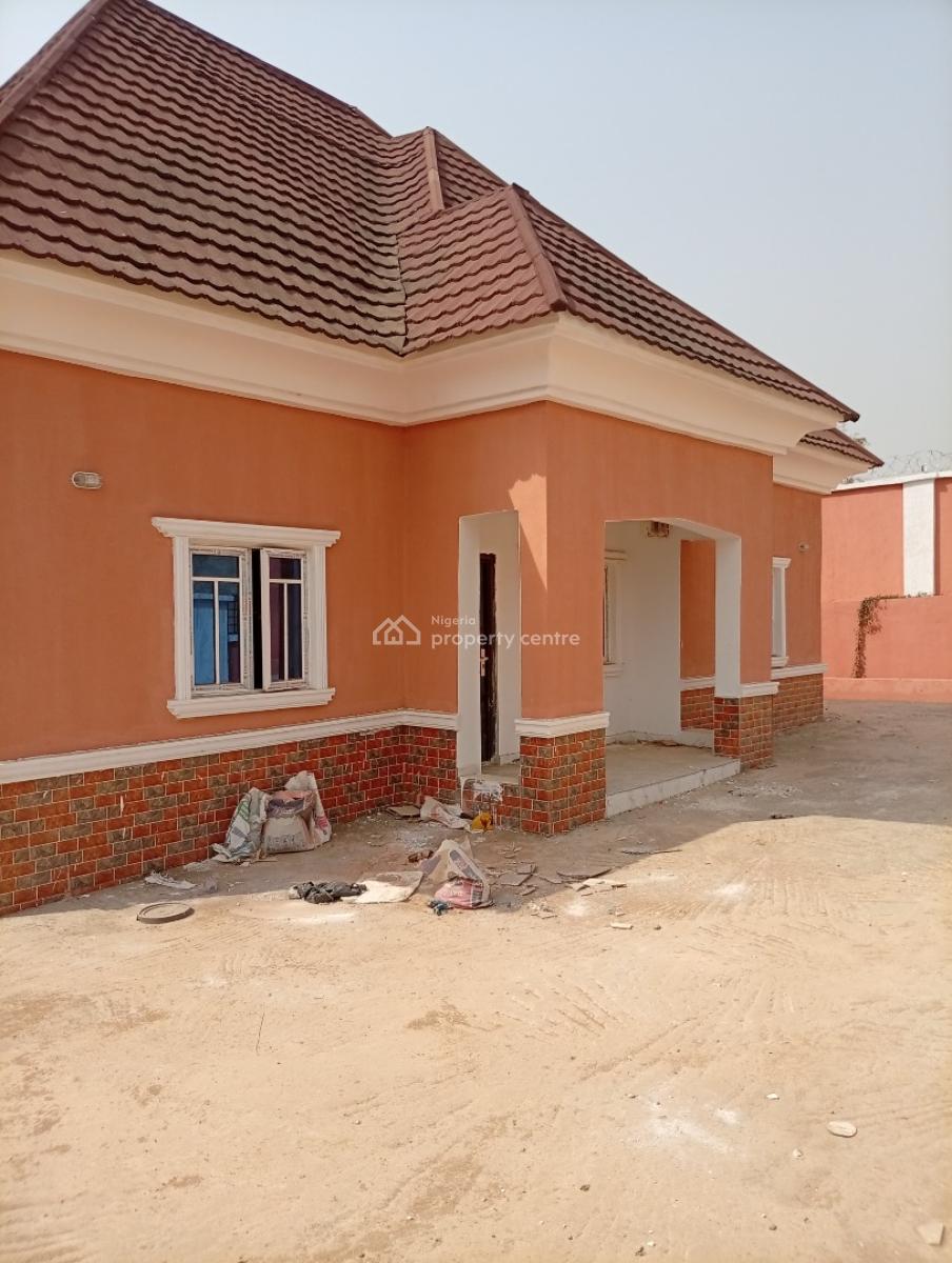 Brand New 3 Bedroom Detached Bungalow Land Size: 500sqm, Phase 4, Kubwa, Abuja, Detached Bungalow for Sale