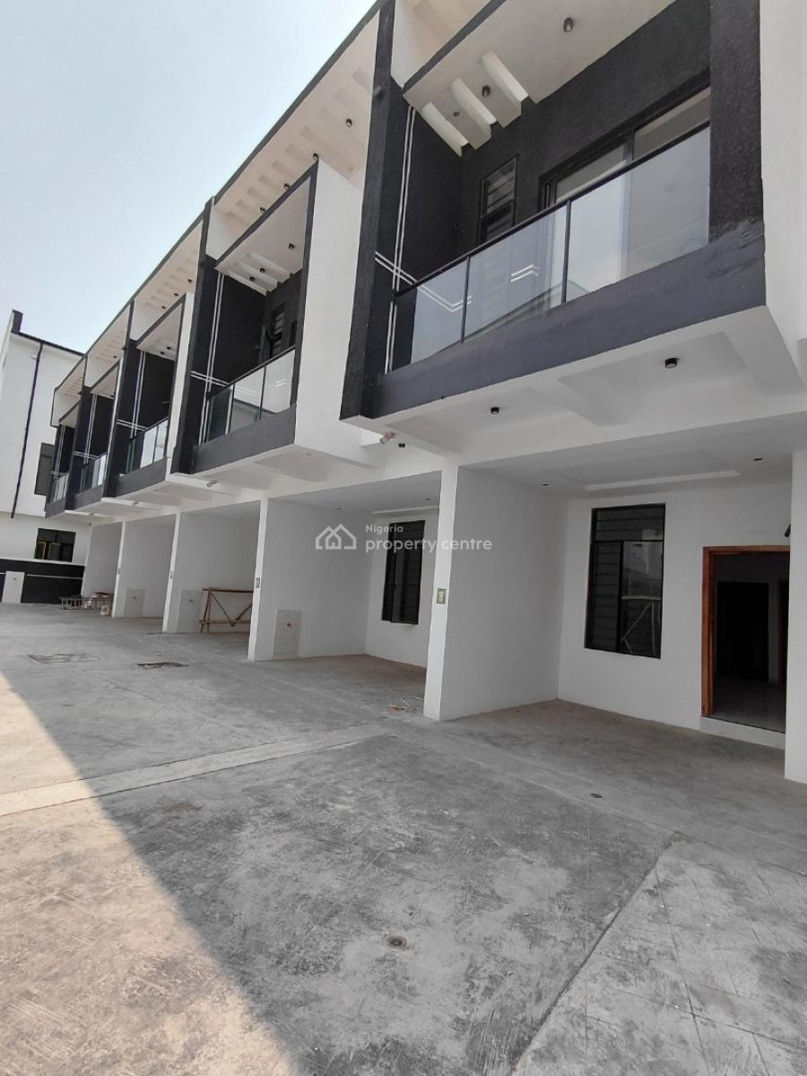 Newly Built 4-bedroom Terrace Duplex, Chevron-lekki, Lekki, Lagos, Terraced Duplex for Sale