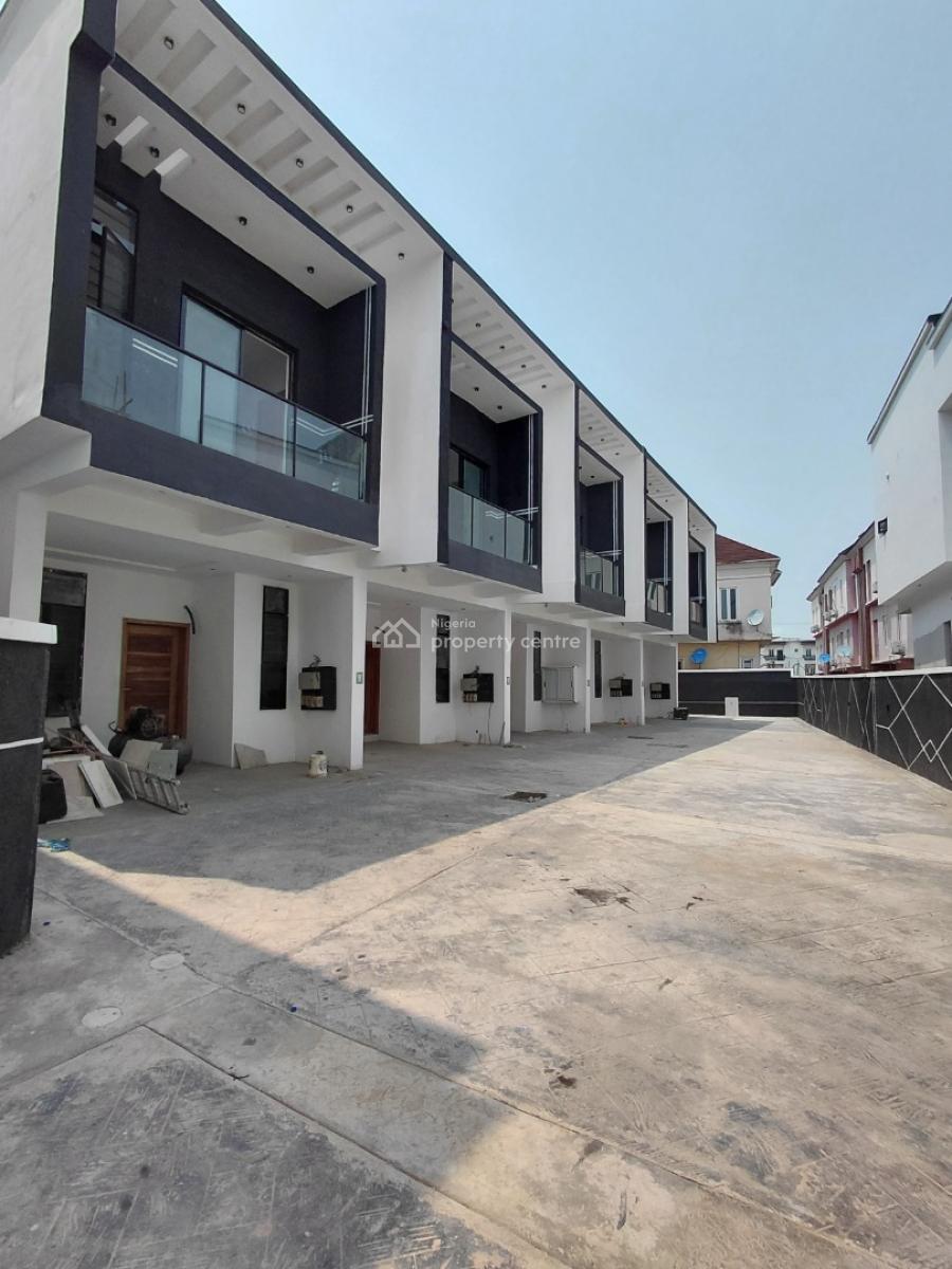 Newly Built 4-bedroom Terrace Duplex, Chevron-lekki, Lekki, Lagos, Terraced Duplex for Sale