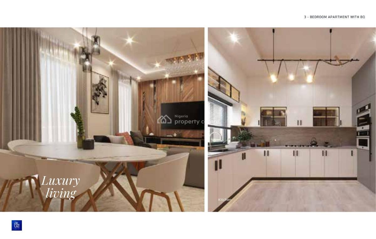 Modern & Upmarket 2 Bedroom Apartment + Bq, Periwinkle Estate, Lekki Phase 2, Lekki, Lagos, Flat / Apartment for Sale