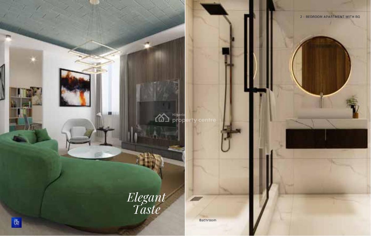 Modern and  Upmarket 3 Bedroom Apartment + Bq, Periwinkle Estate, Lekki Phase 1, Lekki, Lagos, Flat / Apartment for Sale